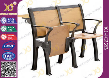 中国 木製板アルミ合金フレームの大学教室のテーブルおよび椅子 サプライヤー