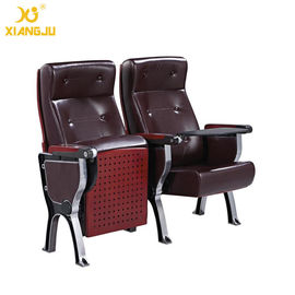 中国 ABSが付いているアルミ合金の合板カバー革講堂の椅子は360°回転を錠剤にします サプライヤー