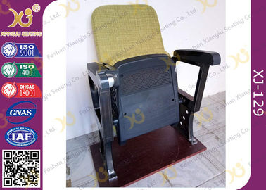中国 固定足のライティング・テーブルが付いている折り畳み式の映画館の座席、プラスチック教会椅子 サプライヤー
