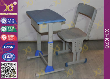 中国 多彩なプラスチック座席が付いている調節可能な学校の机そして椅子保証5年の サプライヤー