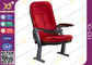 折り畳み式 アルミニウム足の講堂の座席の椅子は ABS タブレットが付いている座席の上でひっくり返ます サプライヤー