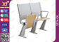 大学家具のための学生の理性的な机および椅子の合板/鋼鉄背部 サプライヤー