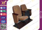 Samller 560のMMの中心間距離の強い二重足のブラウンが付いている木製の講堂の椅子 サプライヤー