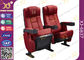 赤い折り畳み式の講堂の劇場の座席の椅子は映画映画館の座席によって修理された背部を使用しました サプライヤー