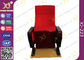 防火効力のある会議のための赤く大きい鉄の足の講堂の劇場の椅子 サプライヤー