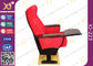 防火効力のある会議のための赤く大きい鉄の足の講堂の劇場の椅子 サプライヤー