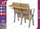 アルミニウム フレームと置かれる木の大学生の机および椅子 サプライヤー