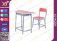 訓練部屋の粉のために置かれる塗られる金属フレームMDF学生の机および椅子 サプライヤー