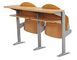 子供の教室OEM/ODMサービスのための木の二重学校の机そして椅子 サプライヤー
