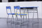 金属中学校の教室のために置かれる物質的な二重学生の机および椅子 サプライヤー