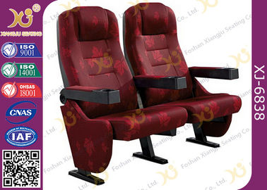 中国 プラスチック アームレスト の金属フレームの床によって修理される永続的な映画館の座席の椅子 サプライヤー