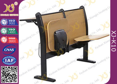 中国 合板の学校の机および椅子の大学講堂のための椅子が付いている大学生の机 サプライヤー