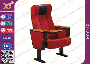 中国 床-木製の アームレスト の合板の貝が付いている取付けられた足の商業劇場の座席の椅子 サプライヤー