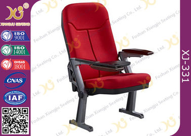 中国 折り畳み式 アルミニウム足の講堂の座席の椅子は ABS タブレットが付いている座席の上でひっくり返ます サプライヤー