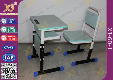 中国 小学校形成された板単一学生の教室の机および椅子セット サプライヤー