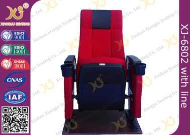 中国 鉄骨フレームの粉のコーティングの折る劇場の座席/映画館の折りたたみ椅子 サプライヤー