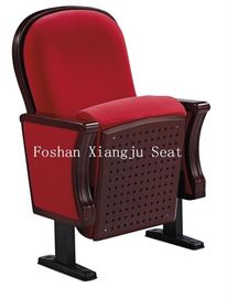 中国 PUの泡の聴衆の座席のための冷間圧延される木の講堂の椅子鋼鉄フィート サプライヤー