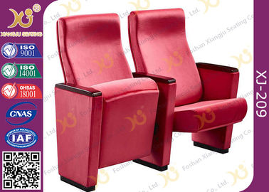 中国 隠された固定足を搭載する完全な装飾された生地カバー講堂の椅子/座席 サプライヤー