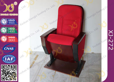 中国 公衆はベニヤの講堂の椅子/講堂の赤い座席を折りました サプライヤー