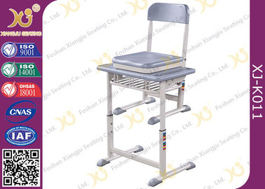 中国 HDPEのテーブルの上単一学生の机および傷抵抗力がある椅子一定アルミニウム フレーム サプライヤー