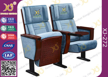 中国 縫うロゴ/映画館の座席が付いている平野の割れたタイプ背部残りの講堂の椅子 サプライヤー