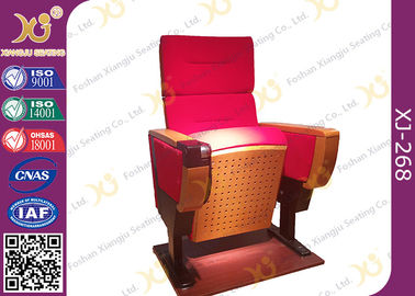 中国 強い鋼鉄構造単一の足を搭載する現代折られた商業講堂の椅子 サプライヤー