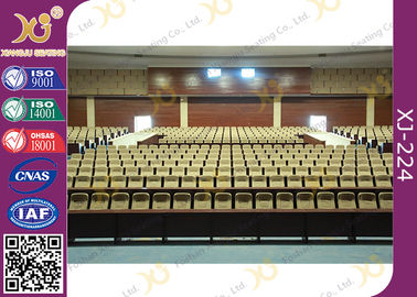 中国 合板の適用範囲が広いArmrestの音響部屋/講堂のための商業劇場の座席を塗って下さい サプライヤー