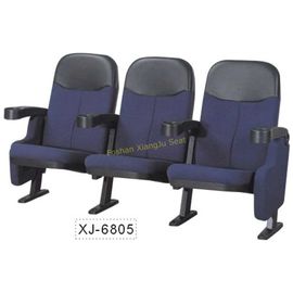 中国 青か赤い映画館の劇場の椅子は、移動可能なPPのArmrest生地の講堂の椅子を畳みます サプライヤー