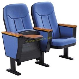 中国 自動木製の執筆板/PPが付いている生地の講堂の椅子を畳み、パネルをつけて下さい サプライヤー