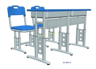 中国 標準的なアーゴノミックスの調査の二重座席学校の机および椅子の一定の環境の友好的 サプライヤー