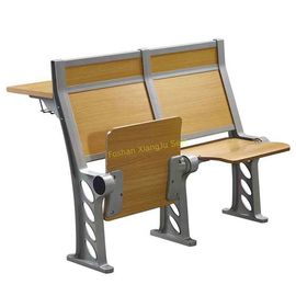 中国 ベージュ大学競技場の円形劇場の椅子および固定机の倍数-合板の床の台紙の立場のフィート サプライヤー