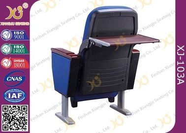 中国 2 Seaterのポリエチレン プラスチック打撃型の劇場部屋の座席によって折られるタブレット後ろ サプライヤー