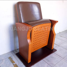 中国 木の小さい革会議室のための講堂の座席によって折られる椅子 サプライヤー