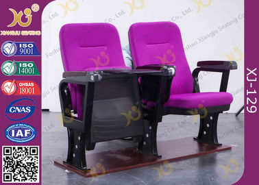 中国 Irwin様式のスペース節約の折るタブレットのABS材料が付いている小さい背部講堂の劇場の椅子 サプライヤー