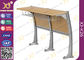 講堂の座席によって付けられる学校の机および椅子の木の折る家具 サプライヤー