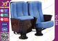 快適な鋼鉄足の床-取付けられた教会座席の椅子、ISO9001 サプライヤー