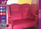 アームレスト/家の映画館のソファーの座席が付いている木フレームの生地カバー VIP 映画館の座席 サプライヤー