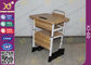 鉄の足ねじ小学校のために置かれる調節可能な学生の机および椅子 サプライヤー