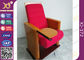 赤い家具のメモ帳が付いている木の折られた講堂の椅子32のKg OEM/ODM サプライヤー