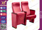 赤いアクリルの生地の共用空間教会は長い保証が付いている会議室の椅子を取付けます サプライヤー