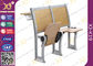 合板の学校/大学教室の家具はテーブルおよび椅子を接続しました サプライヤー