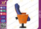 折り畳み式PUの泡の座席が付いている箱のArmrestの会議場の木製椅子 サプライヤー