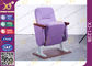 生地カバー/講堂の座席が付いている教会ホールの紫色の折る椅子 サプライヤー