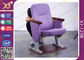 生地カバー/講堂の座席が付いている教会ホールの紫色の折る椅子 サプライヤー