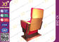 強い鋼鉄構造単一の足を搭載する現代折られた商業講堂の椅子 サプライヤー