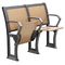 学校の講堂のために置かれる折り畳み式の鉄の金属の合板の木の机および椅子 サプライヤー