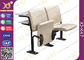 折り畳み式の快適で柔らかい革講堂座席/学生の教室の椅子 サプライヤー
