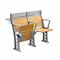 簡単な様式の木製の座席の椅子および机は講堂のために/教室置きました サプライヤー