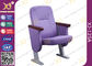 短い背部残りの紫色の十分に装飾されたカバー講堂の椅子 サプライヤー