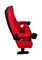 赤い生地PPのホーム シアターの座席は移動可能なArmrestの標準サイズの議長を務めます サプライヤー